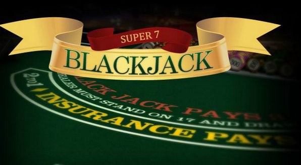 Biểu tượng của trò chơi Blackjack Super 7s trên nền tảng 8xbet.