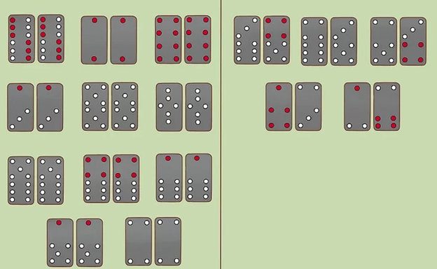 Mô tả về màu sắc và hướng trong Pai Gow Tiles